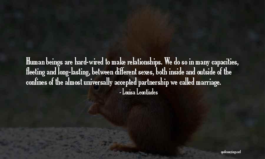 Partnership In Relationships Quotes By Louisa Leontiades Partnership In Relationships Quotes By Louisa Leontiades