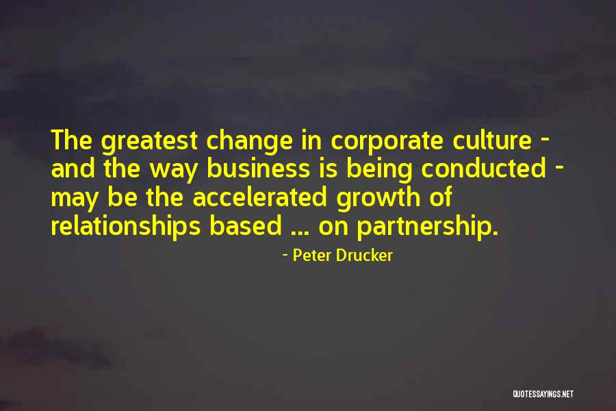 Partnership In Relationships Quotes By Peter Drucker Partnership In Relationships Quotes By Peter Drucker