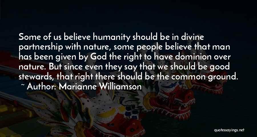 Partnership With God Quotes By Marianne Williamson