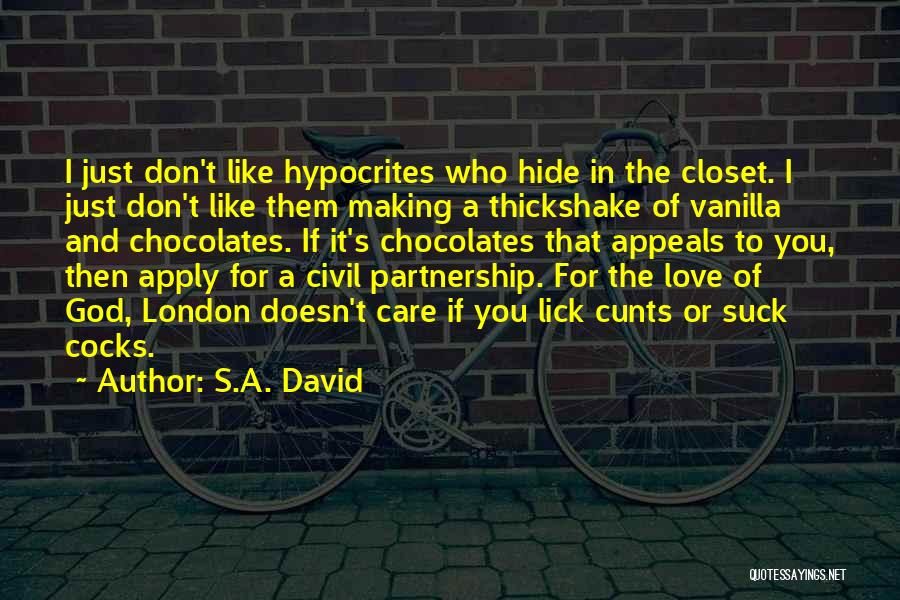 Partnership With God Quotes By S.A. David