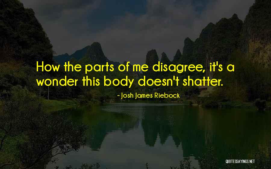 Parts Of The Body Quotes By Josh James Riebock