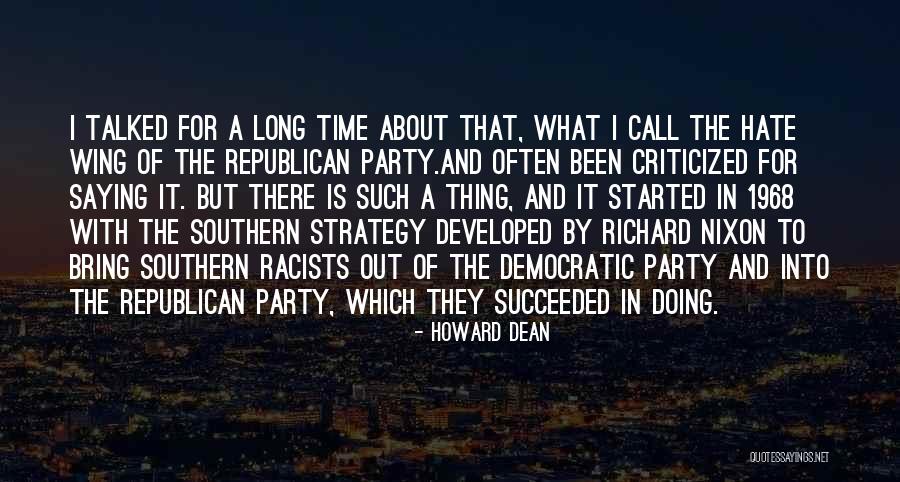 Party 1968 Quotes By Howard Dean Party 1968 Quotes By Howard Dean
