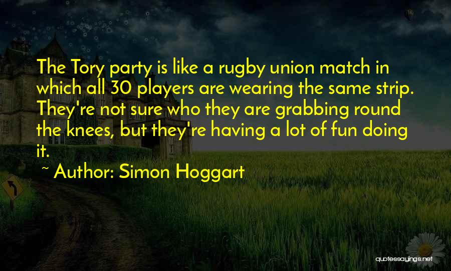 Party And Having Fun Quotes By Simon Hoggart