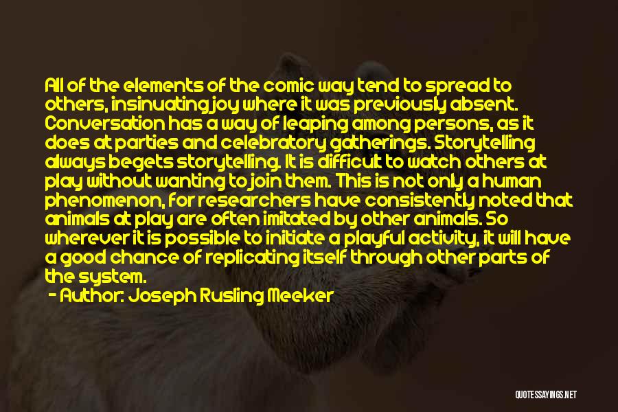 Party Animals Quotes By Joseph Rusling Meeker