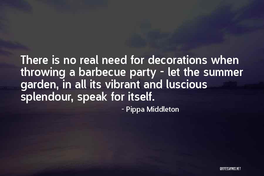 Party Decorations Quotes By Pippa Middleton