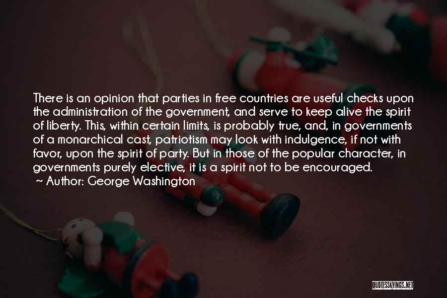 Party Favor Quotes By George Washington