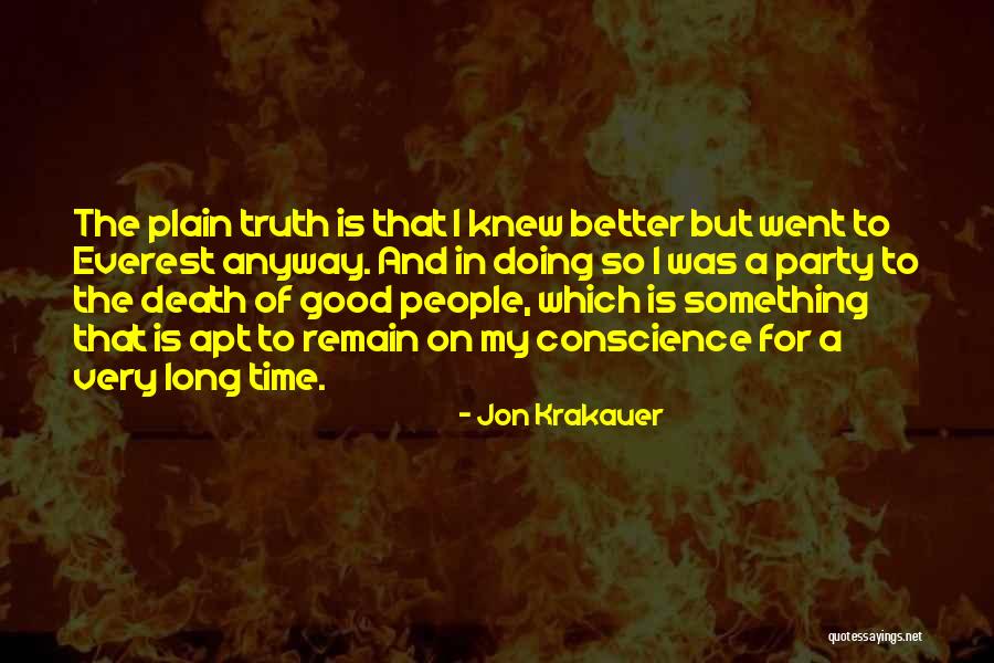 Party Good Time Quotes By Jon Krakauer