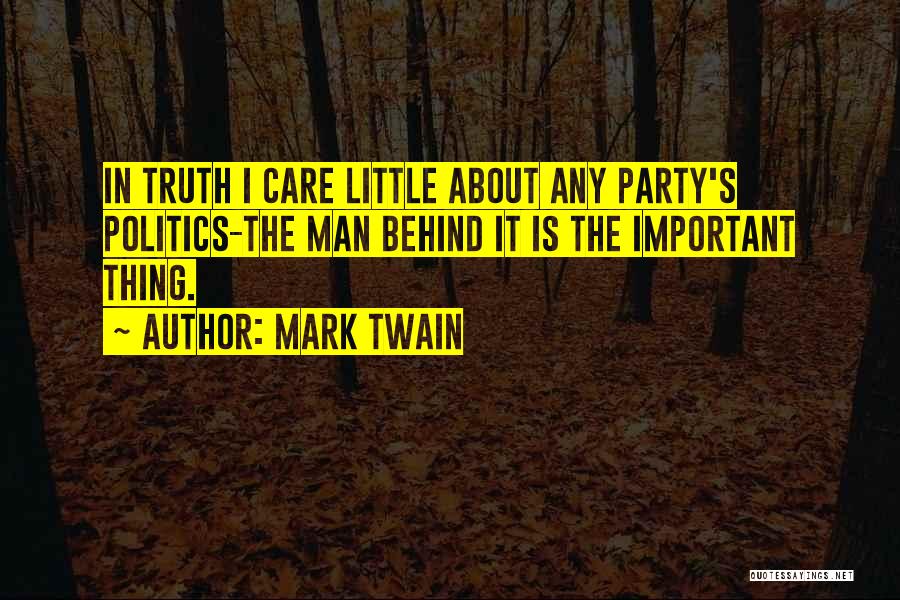 Party Man Quotes By Mark Twain