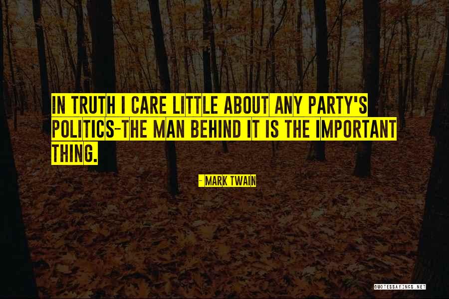 Party Man Quotes By Mark Twain