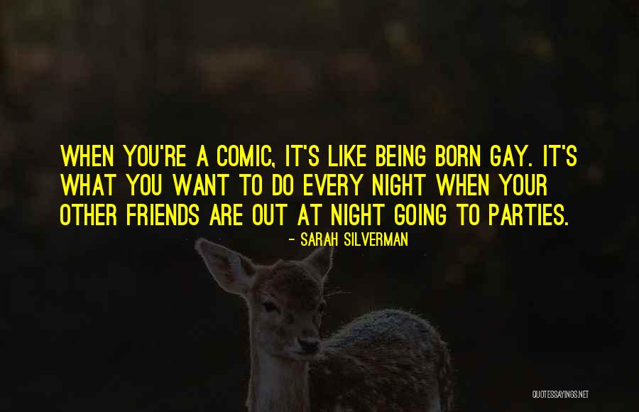 Party Night With Friends Quotes By Sarah Silverman