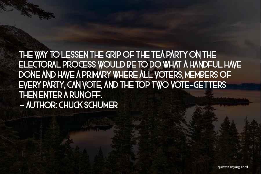 Party Of Two Quotes By Chuck Schumer