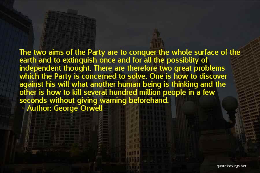 Party Of Two Quotes By George Orwell