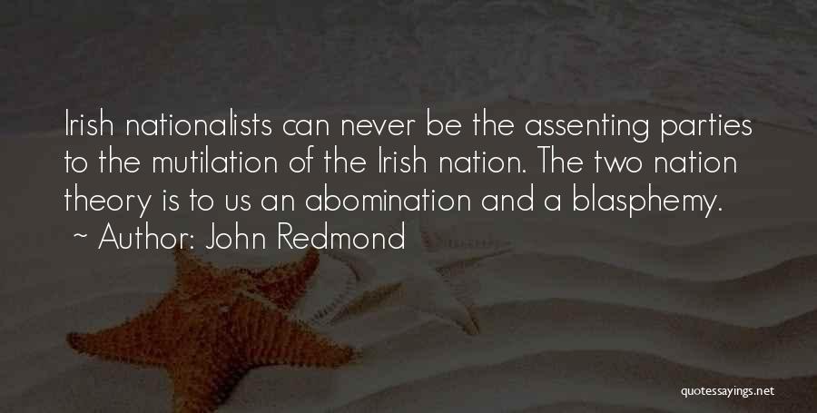 Party Of Two Quotes By John Redmond