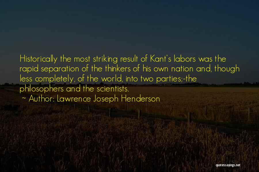 Party Of Two Quotes By Lawrence Joseph Henderson