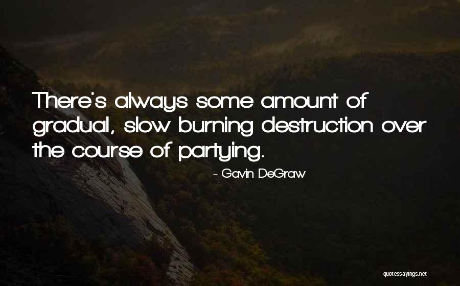 Partying Too Much Quotes By Gavin DeGraw Partying Too Much Quotes By Gavin DeGraw