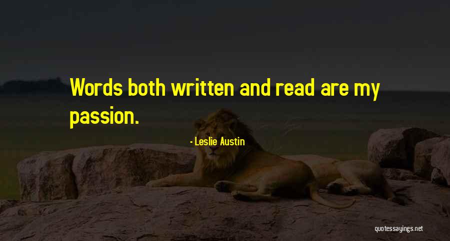 Pasarmente Quotes By Leslie Austin Pasarmente Quotes By Leslie Austin