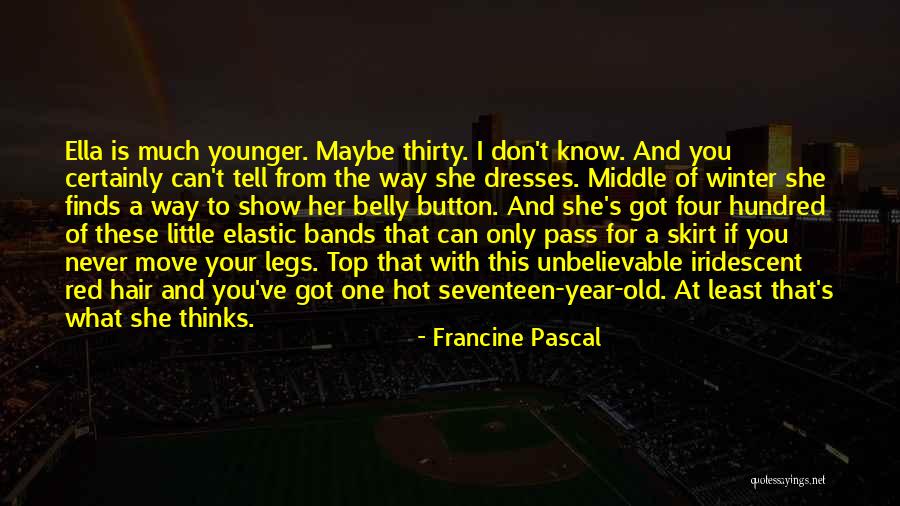 Pascal's Quotes By Francine Pascal Pascal's Quotes By Francine Pascal