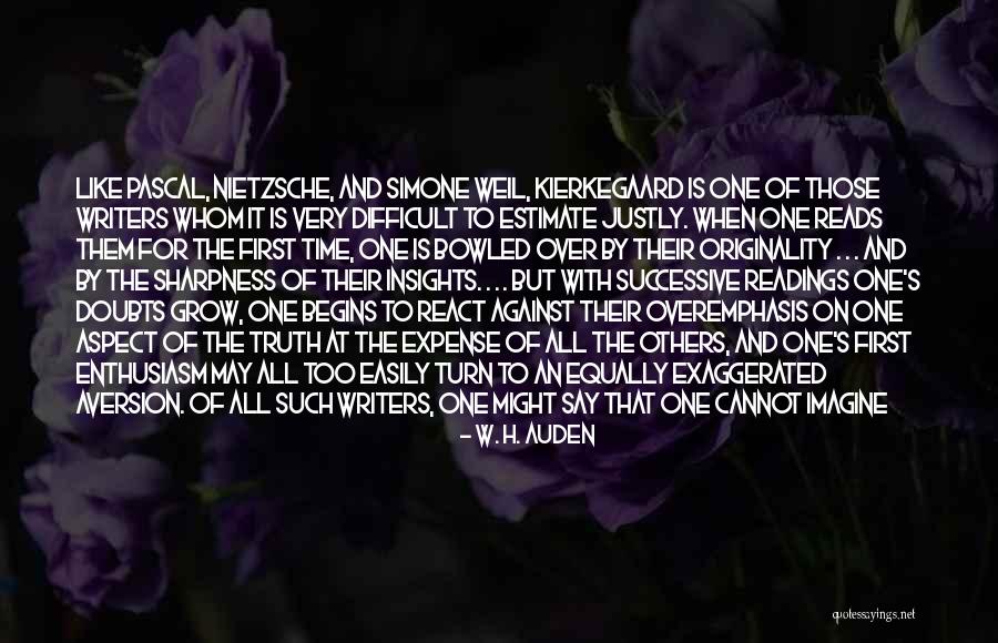 Pascal's Quotes By W. H. Auden Pascal's Quotes By W. H. Auden