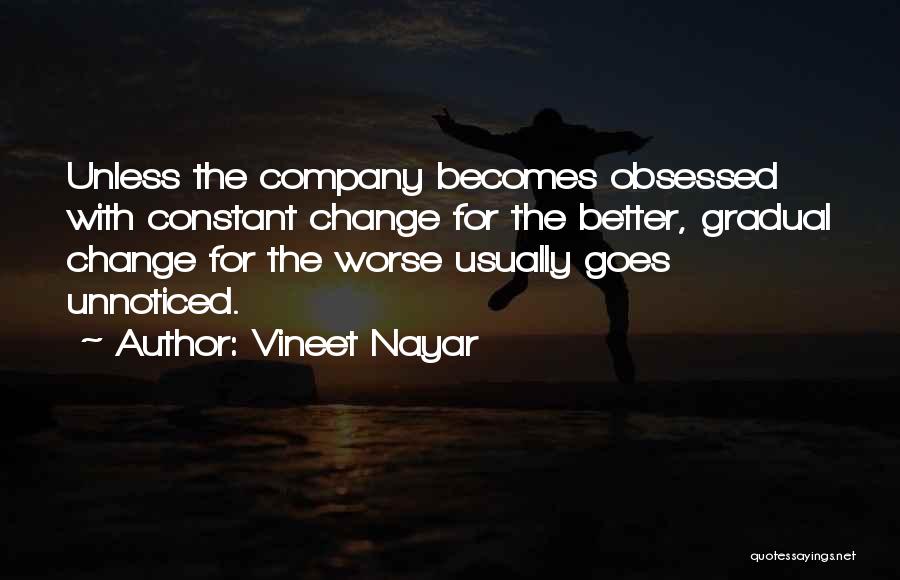 Pasquel Racing Quotes By Vineet Nayar