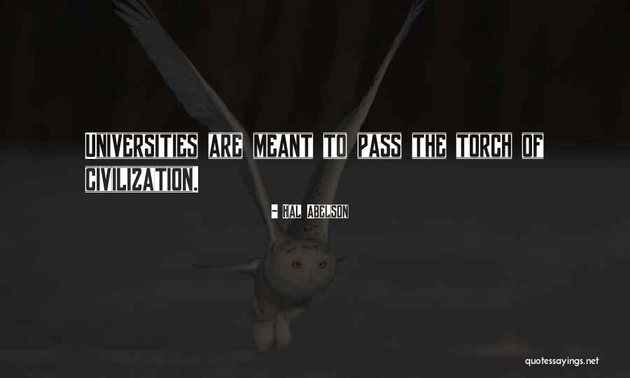 Pass The Torch Quotes By Hal Abelson Pass The Torch Quotes By Hal Abelson
