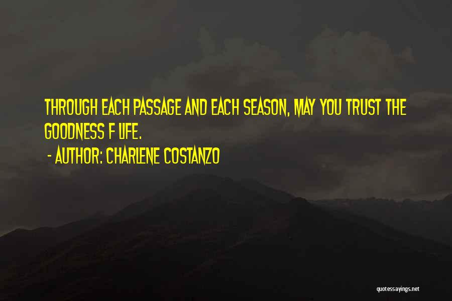 Passage Quotes By Charlene Costanzo