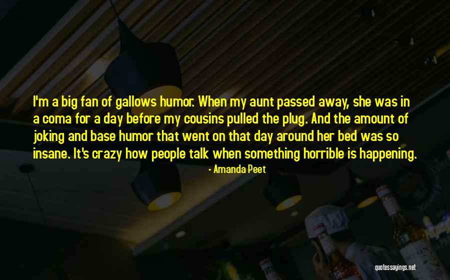 Passed Away Aunt Quotes By Amanda Peet