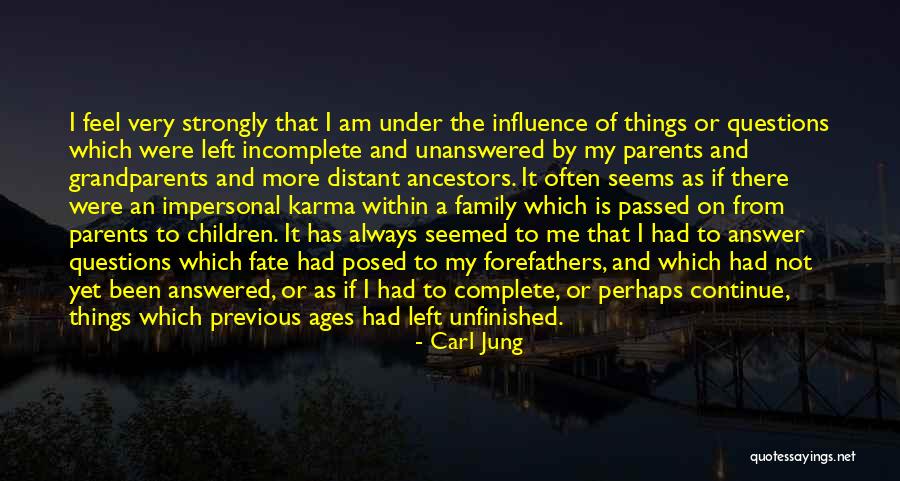 Passed Grandparents Quotes By Carl Jung