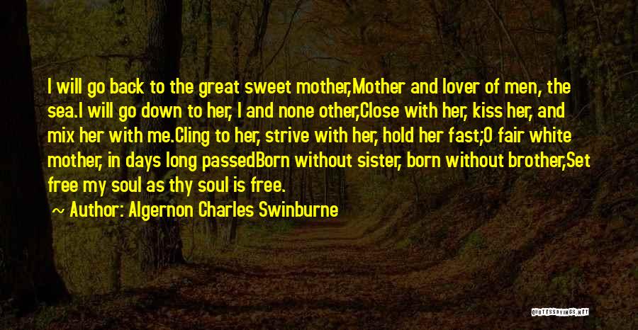 Passed Mother Quotes By Algernon Charles Swinburne