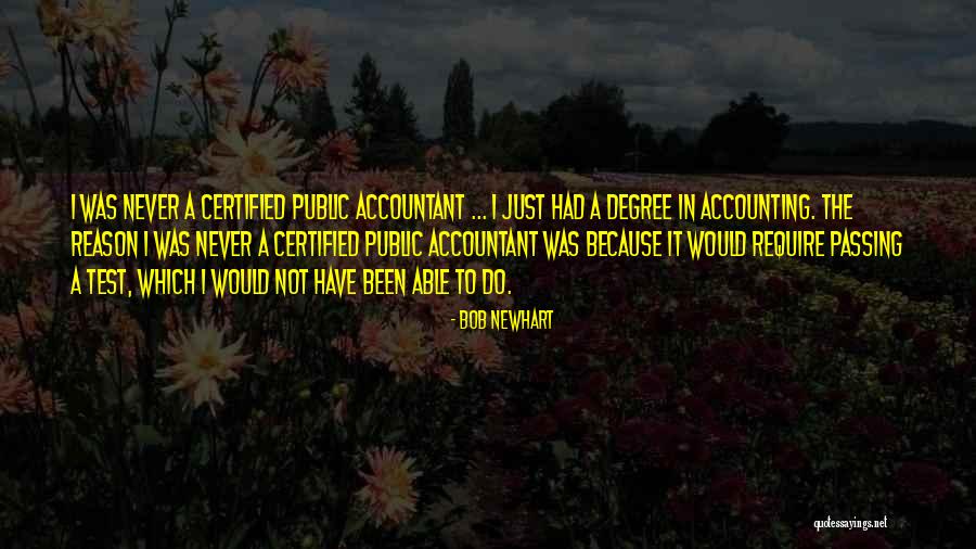 Passing A Test Quotes By Bob Newhart Passing A Test Quotes By Bob Newhart