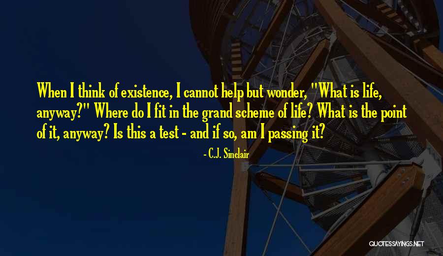 Passing A Test Quotes By C.J. Sinclair Passing A Test Quotes By C.J. Sinclair