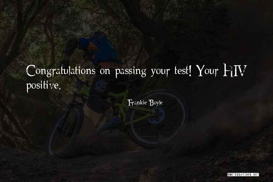 Passing A Test Quotes By Frankie Boyle Passing A Test Quotes By Frankie Boyle