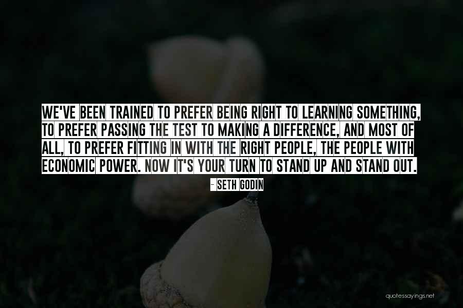 Passing A Test Quotes By Seth Godin Passing A Test Quotes By Seth Godin