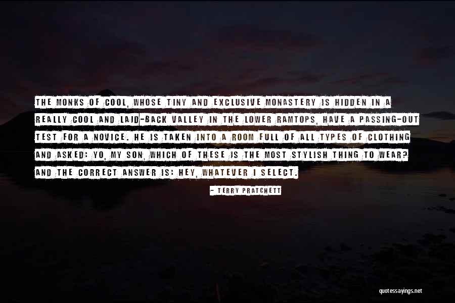 Passing A Test Quotes By Terry Pratchett Passing A Test Quotes By Terry Pratchett