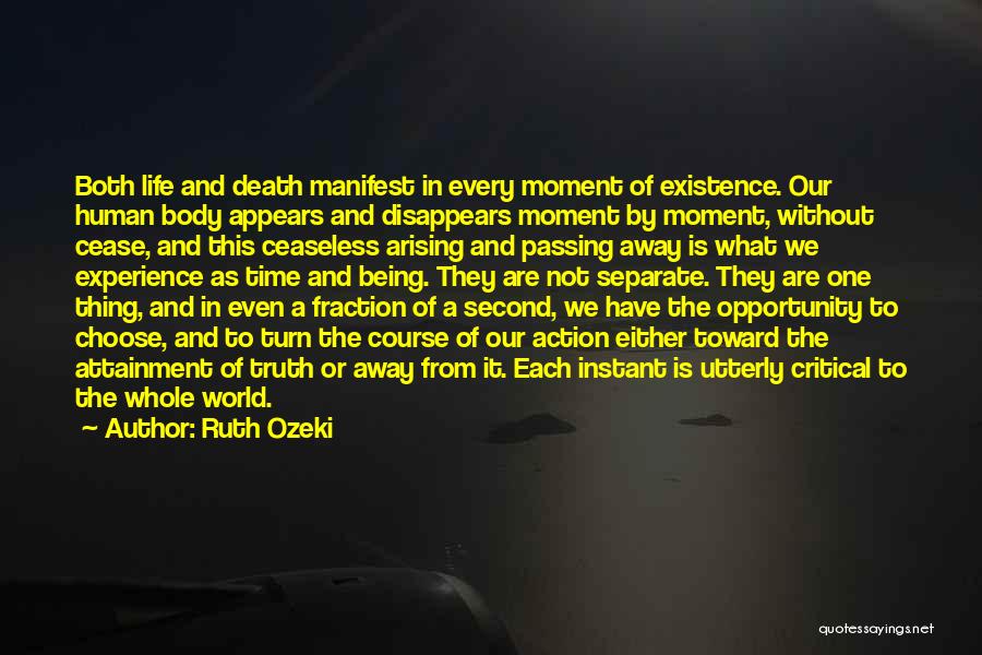 Passing Away Quotes By Ruth Ozeki