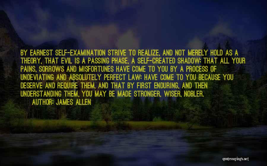 Passing Examination Quotes By James Allen