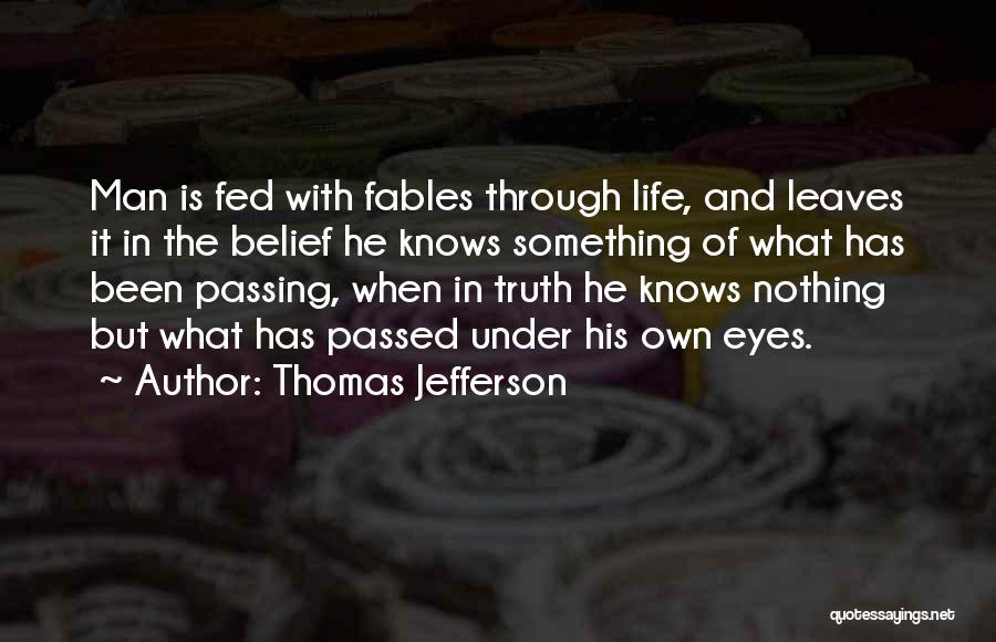Passing Knowledge Quotes By Thomas Jefferson
