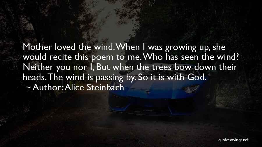 Passing Loved Ones Quotes By Alice Steinbach
