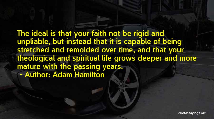 Passing Of Years Quotes By Adam Hamilton