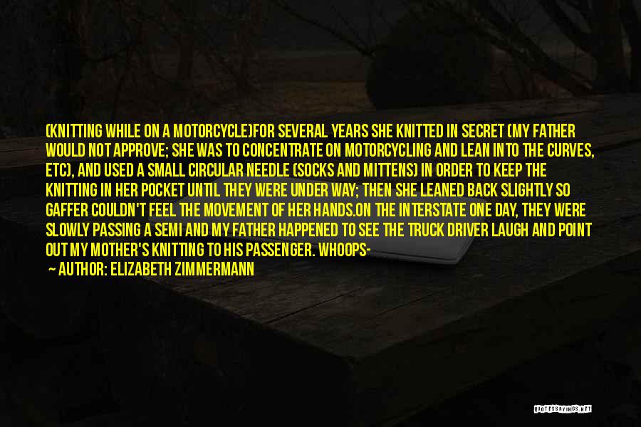 Passing Of Years Quotes By Elizabeth Zimmermann