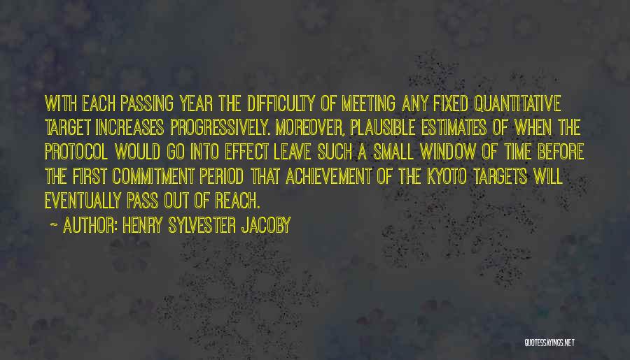 Passing Of Years Quotes By Henry Sylvester Jacoby