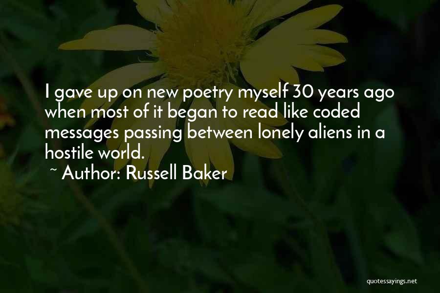 Passing Of Years Quotes By Russell Baker