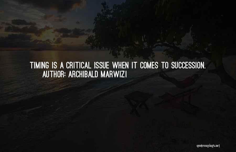 Passing The Baton Quotes By Archibald Marwizi