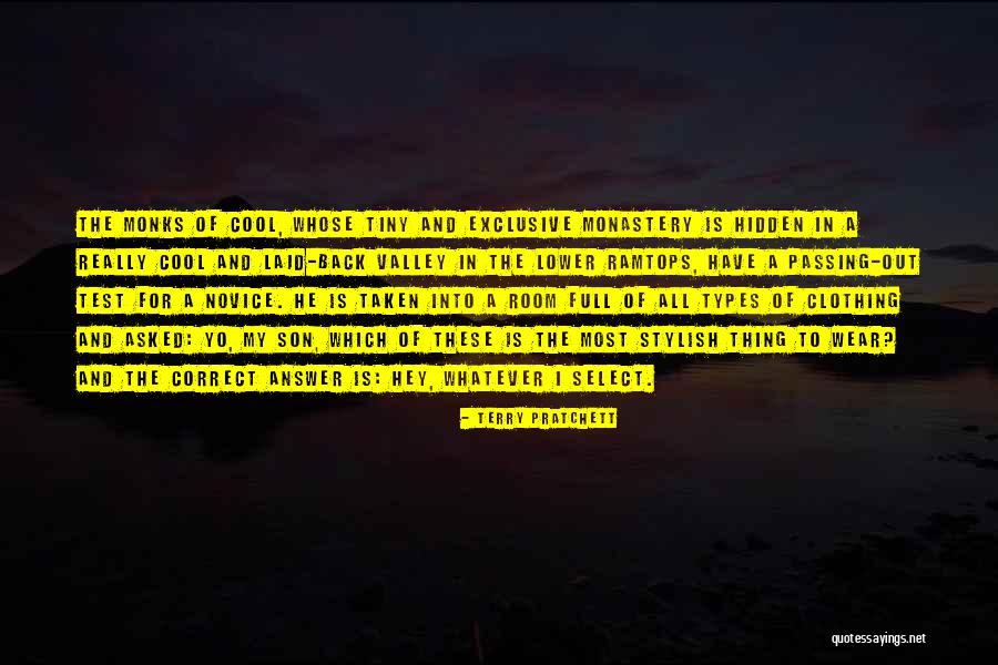 Passing The Test Quotes By Terry Pratchett Passing The Test Quotes By Terry Pratchett