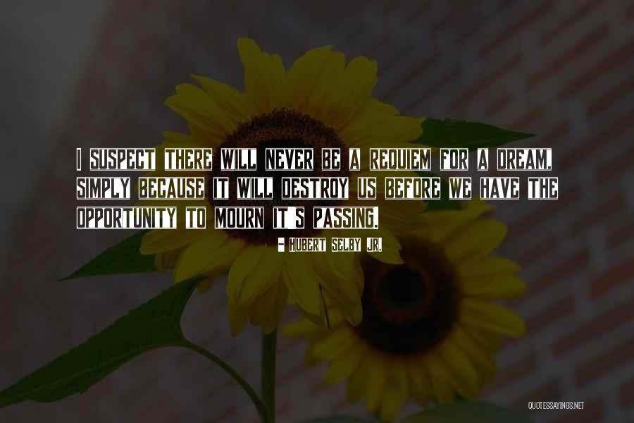 Passing Up An Opportunity Quotes By Hubert Selby Jr. Passing Up An Opportunity Quotes By Hubert Selby Jr.