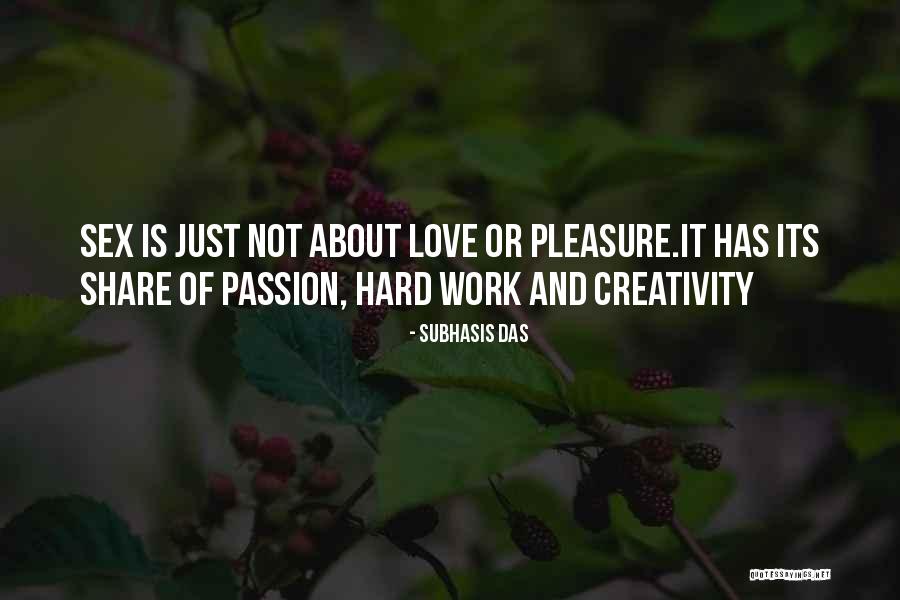 Passion About Work Quotes By Subhasis Das Passion About Work Quotes By Subhasis Das