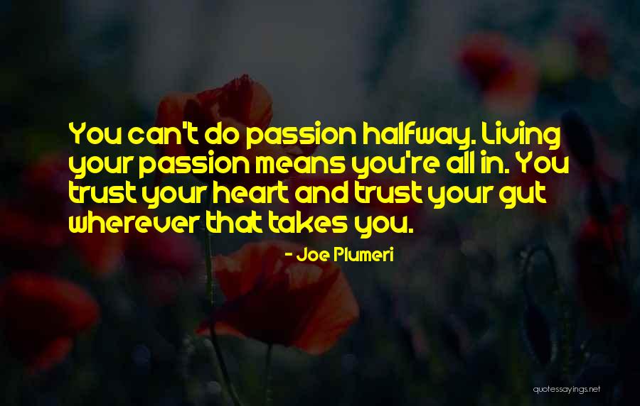 Passion And Commitment Quotes By Joe Plumeri