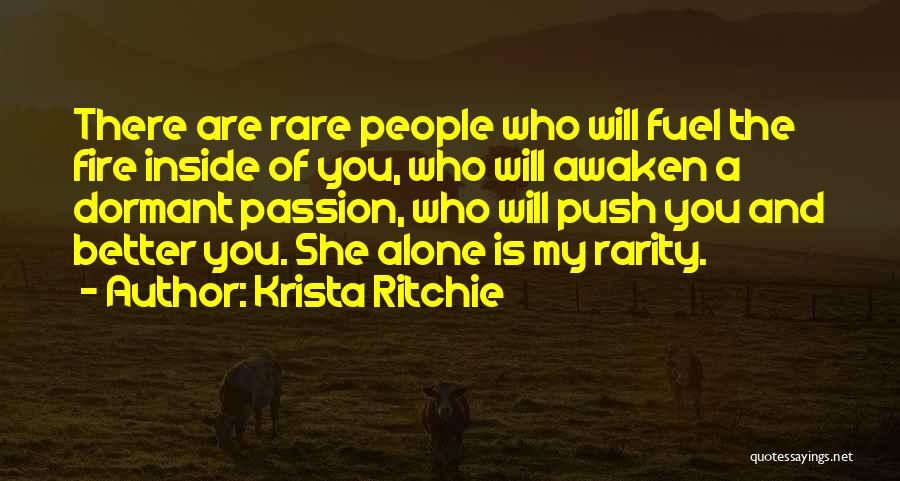 Passion And Fire Quotes By Krista Ritchie