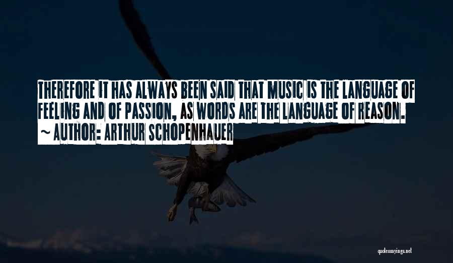 Passion And Music Quotes By Arthur Schopenhauer