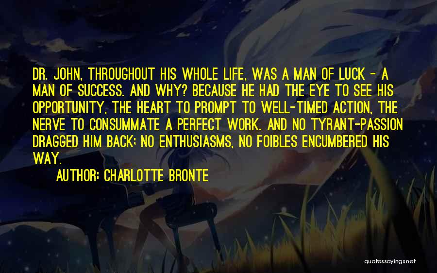 Passion And Success Quotes By Charlotte Bronte