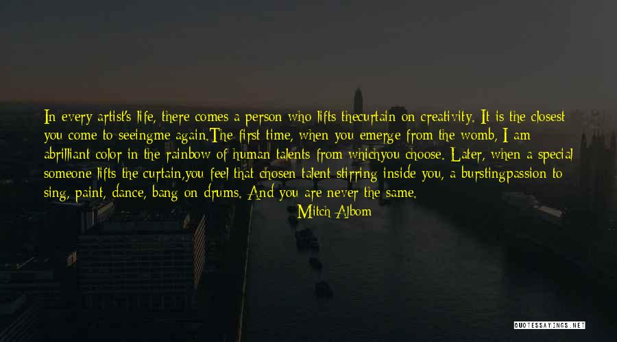 Passion And Talent Quotes By Mitch Albom Passion And Talent Quotes By Mitch Albom